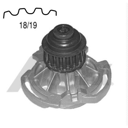 Слика на Водна пумпа AIRTEX 1338 за VW Polo 2 Coupe (86c,80) 1.4 D - 48 коњи дизел