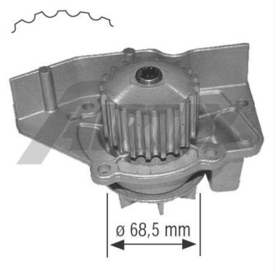 Слика на Водна пумпа AIRTEX 1361 за Citroen Xantia X1 2.0 i 16V - 152 коњи бензин