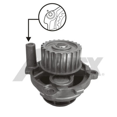 Слика на Водна пумпа AIRTEX 1703 за Seat Altea XL (5P5,5P8) 1.6 - 102 коњи бензин