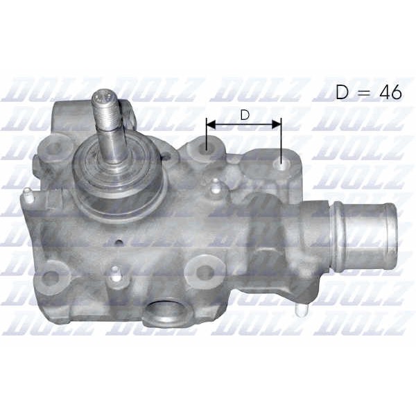 Слика на Водна пумпа DOLZ B120 за камион Iveco Daily 2 Bus Box 35 S 15 V, 35 C 15 V (A6HCV3B2, A6HBV4B2, A6HC41B2...) - 146 коњи дизел