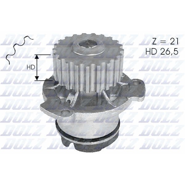 Слика на Водна пумпа DOLZ L121 за Lada Cevaro (2108, 2109) 1.5 - 76 коњи бензин