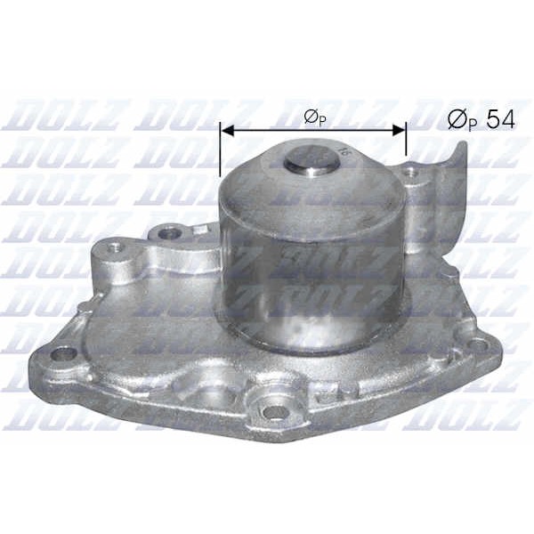 Слика на Водна пумпа DOLZ R219 за Renault Laguna 2 Grandtour (KG0-1) 2.0 16V Turbo (KG0S, KG0Z, KG1L, KG1M) - 163 коњи бензин