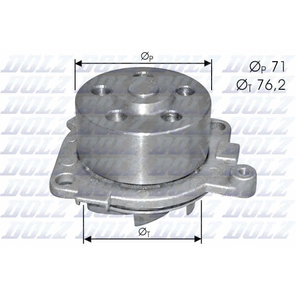 Слика на Водна пумпа DOLZ S210 за Alfa Romeo 159 Sedan 1.8 MPI - 140 коњи бензин