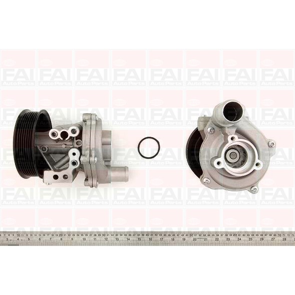 Слика на Водна пумпа FAI AutoParts WP6349 за Ford Transit BUS (FD,FB,FS,FZ,FC) 2.4 DI [RWD] (F_B_, F_C_) - 75 коњи дизел