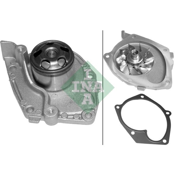 Слика на Водна пумпа INA 538 0392 10 за Renault Laguna 2 Sport Tourer (KG0-1) 2.0 16V IDE (KG0N) - 140 коњи бензин