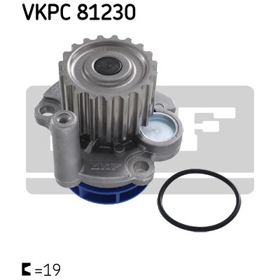 Слика на Водна пумпа SKF VKPC 81230 за Mitsubishi Outlander (CW) 2.0 DI-D - 140 коњи дизел