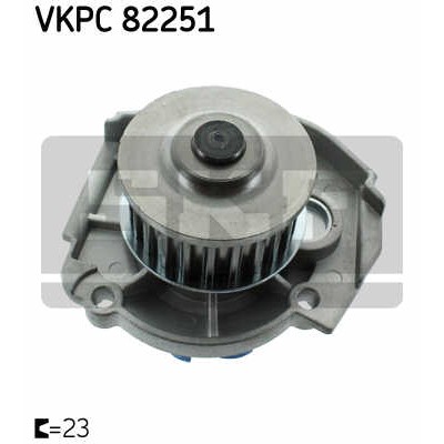 Слика на Водна пумпа SKF VKPC 82251 за Lancia Y (840A) 1.2 16V (840AG1A) - 80 коњи бензин