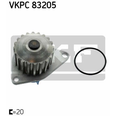 Слика на Водна пумпа SKF VKPC 83205 за Peugeot 205 (20A,C) 1.4 - 60 коњи бензин