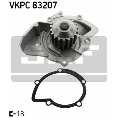 Слика на Водна пумпа SKF VKPC 83207 за Citroen C4 Grand Picasso UA 2.0 HDi 150 - 150 коњи дизел