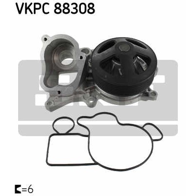 Слика на Водна пумпа SKF VKPC 88308 за BMW 1 F21 125 d - 211 коњи дизел