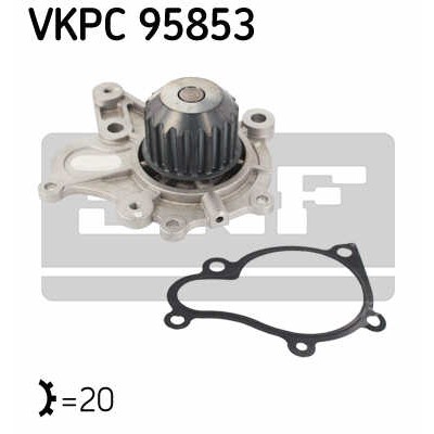 Слика на Водна пумпа SKF VKPC 95853 за Hyundai Trajet (FO) 2.0 CRDi - 113 коњи дизел