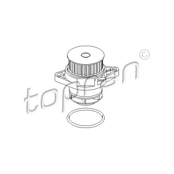 Слика на Водна пумпа TOPRAN 109 438 за VW Jetta 4 Estate (1J6) 1.6 16V - 105 коњи бензин