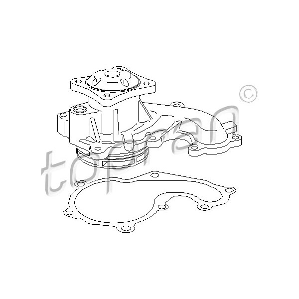 Слика на Водна пумпа TOPRAN 301 511 за Ford Focus Clipper (dnw) 1.8 TDCi - 115 коњи дизел