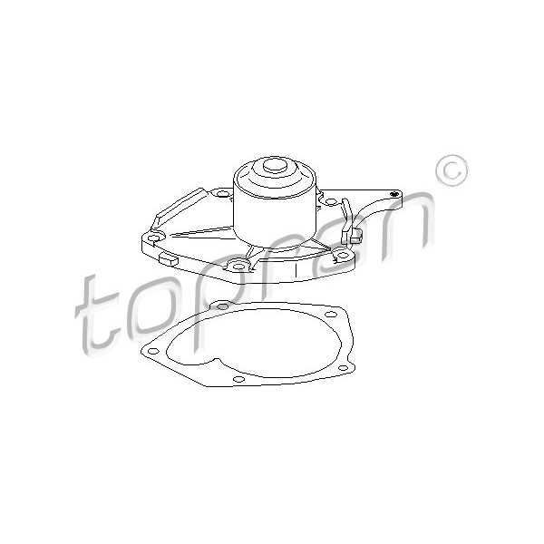 Слика на Водна пумпа TOPRAN 700 202 за Renault Megane 2 Grandtour 1.5 dCi - 82 коњи дизел