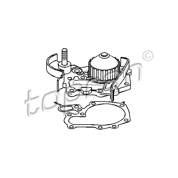 Слика на Водна пумпа TOPRAN 700 224 за Renault Megane 1 (BA0-1) 1.6 e (BA0F, BA0S) - 90 коњи бензин