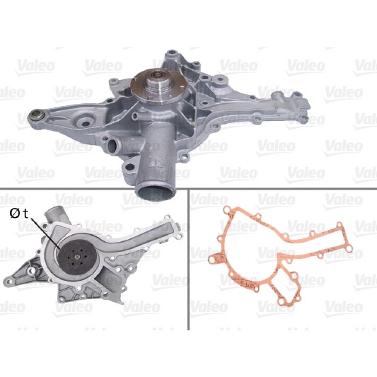 Слика на Водна пумпа VALEO 506832 за Mercedes G-class (w463) G 500 (463.247, 463.248, 463.249, 463.240, 463.421) - 296 коњи бензин