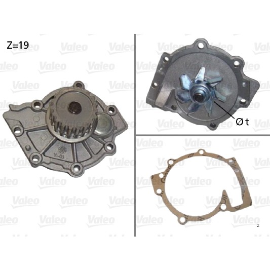 Слика на Водна пумпа VALEO 506854