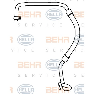 Слика на Вод висок притисок/вакум, клима уред HELLA BEHR  SERVICE  PREMIUM LINE 9GS 351 337-451