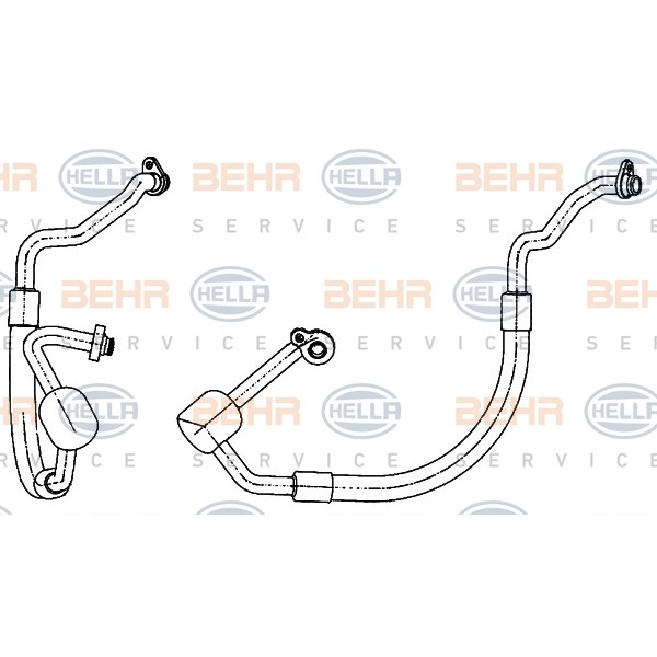 Слика на Вод за низок притисок, клима уред HELLA BEHR  SERVICE  PREMIUM LINE 9GS 351 338-511