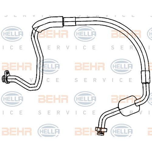 Слика на вод за низок притисок, клима уред HELLA BEHR  SERVICE  PREMIUM LINE 9GS 351 338-541 за Ford Mondeo 4 Turnier 2.2 TDCi - 175 коњи дизел