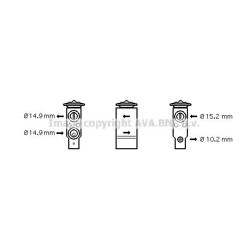 Слика на Возвратен вентил за клима уред AVA QUALITY COOLING FT1306