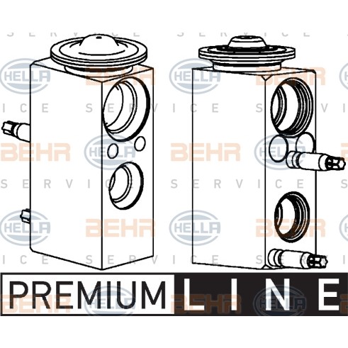 Слика на Возвратен вентил за клима уред HELLA BEHR  SERVICE  PREMIUM LINE 8UW 351 239-591 за Mercedes C-class Estate (s204) C 320 CDI (204.222) - 224 коњи дизел