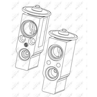 Слика на Возвратен вентил за клима уред NRF 38362 за Citroen Saxo S0,S1 1.5 D - 58 коњи дизел