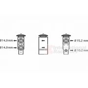 Слика 1 на Возвратен вентил за клима уред VAN WEZEL 01001094