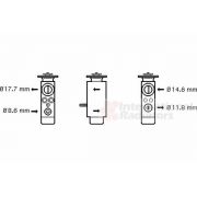 Слика 1 на Возвратен вентил за клима уред VAN WEZEL 30001094