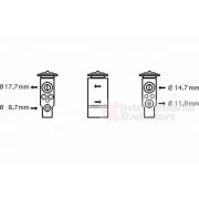 Слика 1 на Возвратен вентил за клима уред VAN WEZEL 58001113