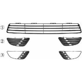 Слика на воздушна решетка, браник VAN WEZEL 1805590 за Ford Fiesta 5 (jh,jd) 1.25 16V - 75 коњи бензин