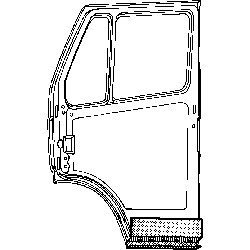 Слика на врата, каросерија VAN WEZEL 1745271 за Fiat Ducato BOX 280 2.5 D - 75 коњи дизел