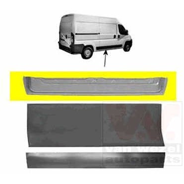 Слика на врата, каросерија VAN WEZEL 1747274 за Peugeot Boxer Box (230L) 1.9 D - 69 коњи дизел