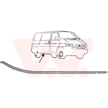 Слика на врата, каросерија VAN WEZEL 5874126 за VW Transporter T4 Box 1.9 D - 60 коњи дизел