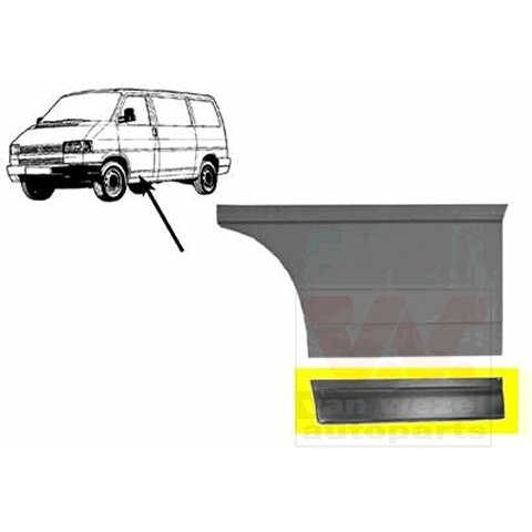 Слика на врата, каросерија VAN WEZEL 5874171 за VW Transporter T4 Box 1.9 D - 60 коњи дизел