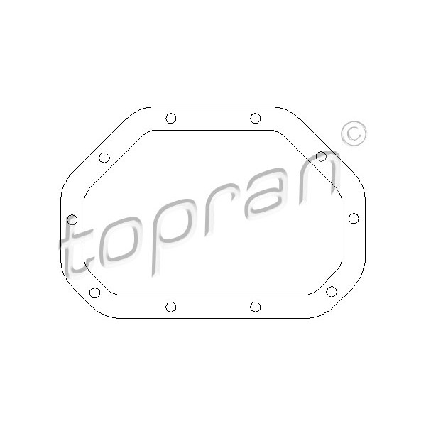 Слика на гарнитура, диференцијал TOPRAN 206 470 за Opel Corsa D 1.0 - 60 коњи бензин