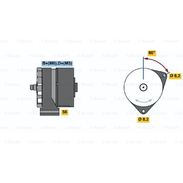 Слика на Генератор BOSCH 0 120 339 536