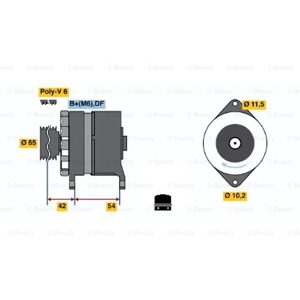 Слика на Генератор BOSCH 0 120 450 028