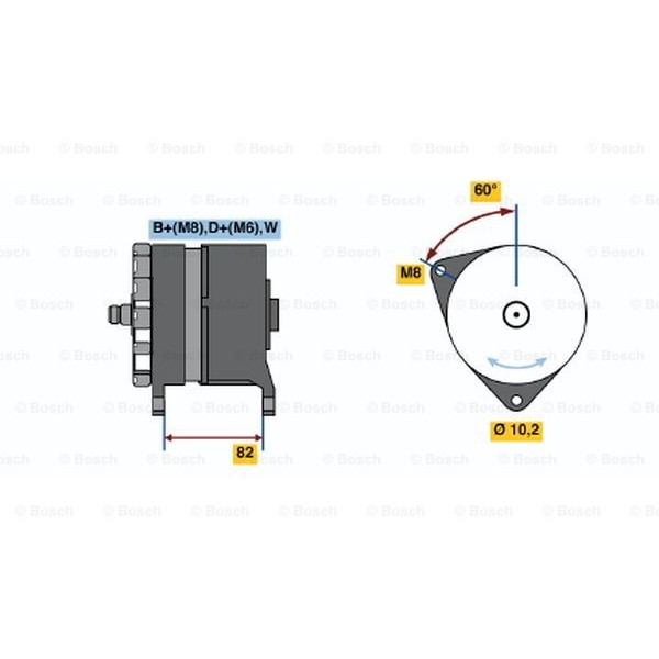 Слика на Генератор BOSCH 0 120 468 088