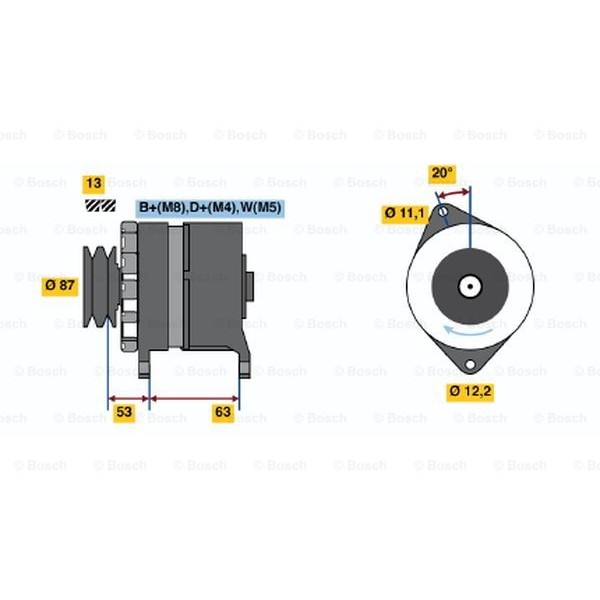 Слика на Генератор BOSCH 0 120 469 010