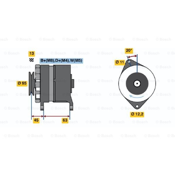 Слика на Генератор BOSCH 0 120 469 026