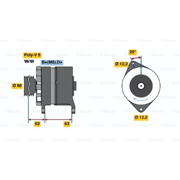 Слика на Генератор BOSCH 0 120 469 034