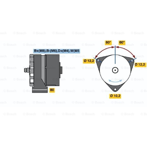 Слика на Генератор BOSCH 0 120 469 036