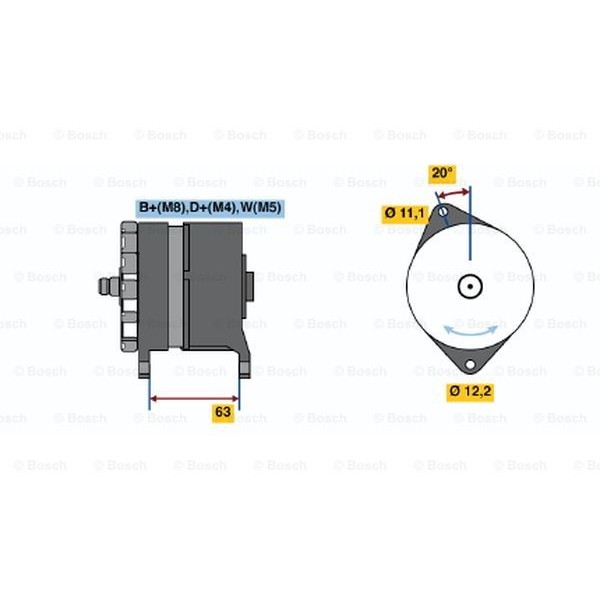 Слика на Генератор BOSCH 0 120 469 113