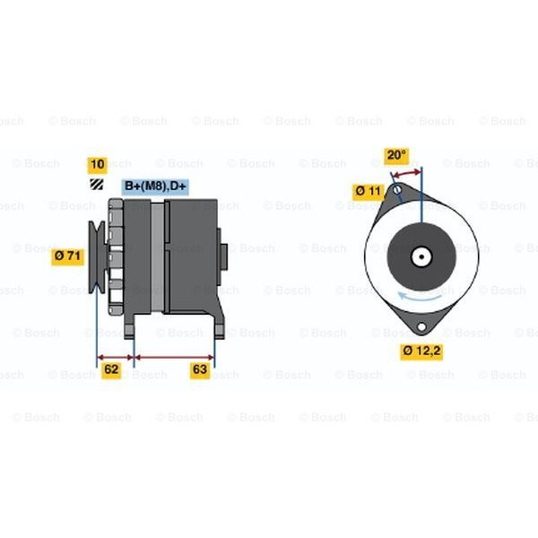 Слика на Генератор BOSCH 0 120 469 666