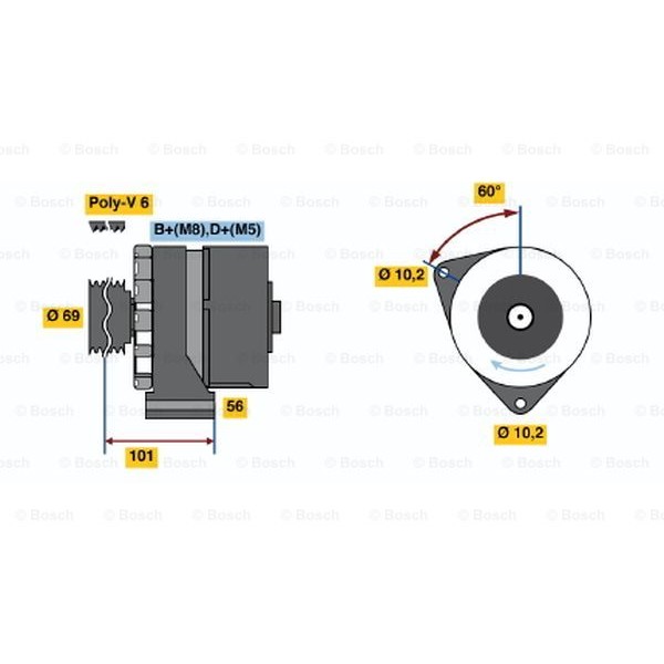 Слика на Генератор BOSCH 0 120 469 894