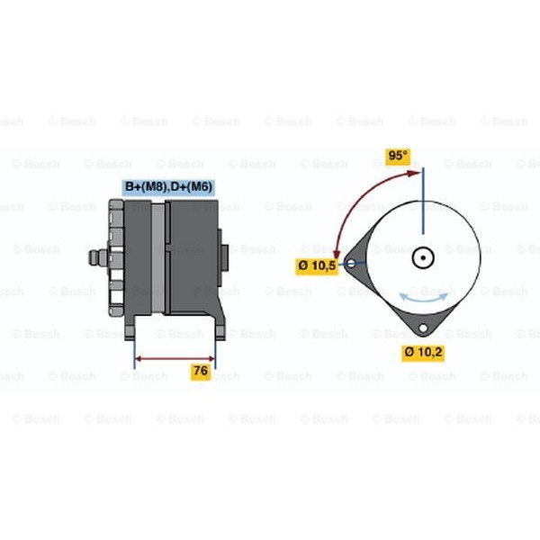 Слика на Генератор BOSCH 0 120 469 973