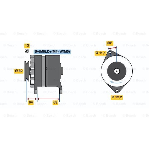 Слика на Генератор BOSCH 0 120 469 978