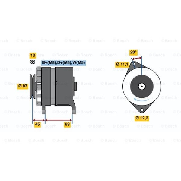 Слика на Генератор BOSCH 0 120 469 999