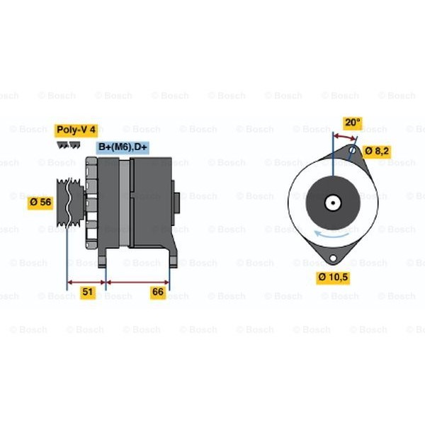 Слика на Генератор BOSCH 0 120 488 215